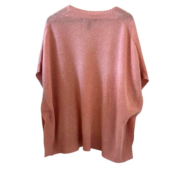 Halogen Cashmere Open Front Cardigan Sweater In Pink One Size - Picture 6 of 13